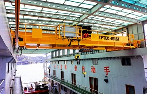 Span 7.5-22.5m Châu Âu cầu đi du lịch cần cẩu 10 tấn đôi dầm hội thảo trên không cần cẩu cho hội thảo bảo trì - Product Image 5