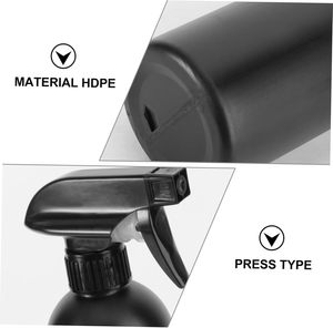 Hot Sales Empty Custom <b>Spray</b> Bottles With Logo 17oz 500ml HDPE Frosted <b>Matte</b> <b>Black</b> <b>Spray</b> Bottle - Product Image 3