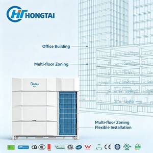 ระบบทำความร้อนและความเย็น EVI Heat Pump VRF ขนาด 8-32 แรงม้า สำหรับสภาพอากาศหนาวจัด ต่ำสุด -30 องศาเซลเซียส เครื่องปรับอากาศแบบแยกส่วนหลายจุด T3 Flagship Premium VRF - Product Image 3