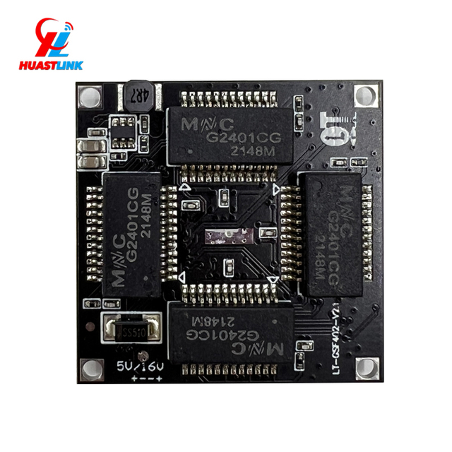 Huastlink Gigabit Ethernet Switch 38*38 Mini 4 Port Network Switch Board for Home Office Work Ethernet Switch Pcb Odm