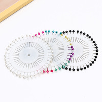 Lot de 40 épingles de positionnement en PVC colorées pour l'alignement de la découpe de vêtements, épingles de fixation invisibles nacrées