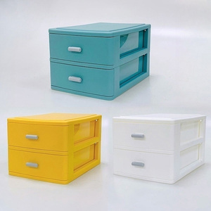 Elegante 2/3/<span class=keywords><strong>4</strong></span> Schichten kleine rechteckige Kunststoff Tischplatte Schubladen Schrank mehr schicht ige Home Space Aufbewahrung sbox Schreibtisch Organizer - Product Image 5