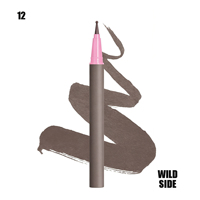 Crayon à lèvres rond à pointe feutre imperméable, résistant au transfert, fini mat longue tenue