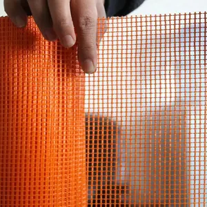 Malla de vidrio de fibra de yeso resistente a álcali, rollo de tela de fibra de vidrio impermeable e ignífuga para materiales de pared, 160gr