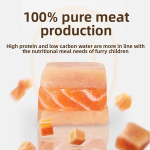 500g lyophilisé poulet canard caille jaune d'<span class=keywords><strong>oeuf</strong></span> printemps poisson et poitrine friandises pour chats Premium Pet Snacks dans un seau - Product Image 5