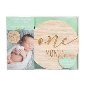 PEARHEAD Meilensteinkarten Holz, erstes Jahr - Product Image 1