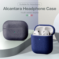 Étui de luxe pour AirPods Pro 3 en Alcantara, accessoires tout compris avec coque de protection pour AirPods 4