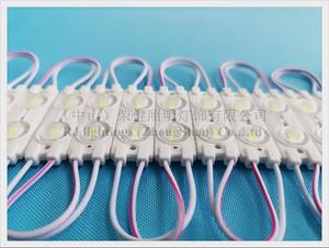 Cao sáng với ống kính Nhôm PCB không thấm nước tiêm 2 <span class=keywords><strong>Led</strong></span> mô-đun đèn ánh sáng DC12V 50mm * 15mm * 7mm <span class=keywords><strong>SMD</strong></span> 5730 2led 0.8W - Product Image 2