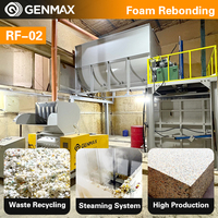 2025 Machine à mousse reconstituée Deux moules avec chaudière à vapeur PU Recyclage pour la fabrication de blocs de mousse reconstitués Rebonder en polyuréthane