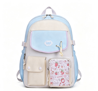 Sac à dos scolaire personnalisé pour adolescents, léger, imperméable, multi-poches, pour l'école primaire et le collège
