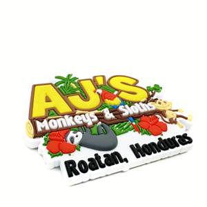 Imán de nevera de PVC con diseño impreso, moldeado en 2D, de goma suave de polivinilo cloruro, recuerdo magnético, maqueta gratuita de ensamblaje directo. - Product Image 1