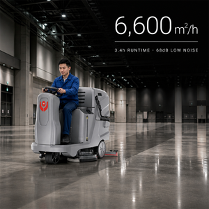 Lavasciuga Pavimenti Commerciale CleanHorse X7 con Operatore a Bordo per Pulizia Professionale di Aree Gastronomiche, Panifici e Ambienti Igienici - Product Image 4
