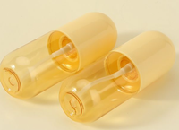 Flacon pulvérisateur en plastique PET en forme de capsule de 60 ml 100 ml Contenant rechargeable pour répulsif anti-moustiques Huile essentielle Lotion Parfum