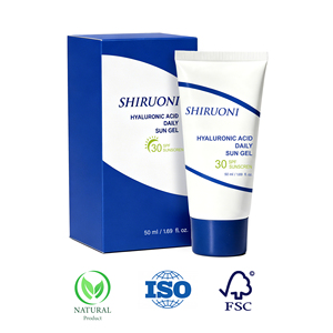 Gel Solare Quotidiano OEM ODM con Acido Ialuronico e Ossido di Zinco <span class=keywords><strong>SPF30</strong></span> - Protezione UV Leggera, Non Unta, ad Ampio Spettro per il Viso - Product Image 2