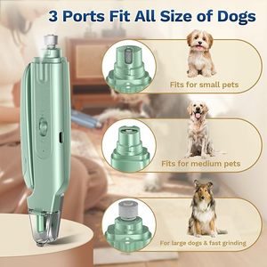 <span class=keywords><strong>Coupe</strong></span>-ongles pour animaux de compagnie 2 en 1, rechargeable par USB, lumière LED, faible bruit, sûr, facile à utiliser, écologique, en acier inoxydable, pour chats - Product Image 6