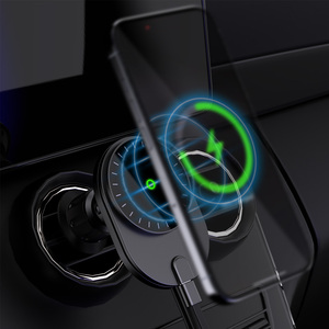 Ultimo Modello di Supporto per Auto con Caricatore Wireless e Cablato PD, Magneti N52 Potenti, Compatibile con Nuovi iPhone e Auto Elettriche - Product Image 1