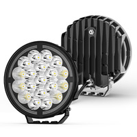 Luz de Trabajo LED de 9 Pulgadas y 19 LED, Lámpara Antiniebla Todoterreno de Alta Resistencia para Camiones Europeos Scania, Volvo, MAN, Mercedes, DAF, Iveco