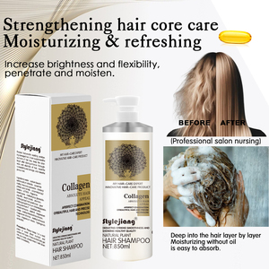 Shampooing naturel biologique 850ml vinaigre de cidre de pomme avocat noix de coco revitalisant collagène shampooing et revitalisant pour les cheveux - Product Image 5