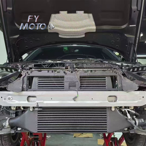 Cạnh Tranh <span class=keywords><strong>intercooler</strong></span> cho Audi A4 A5 2.0T S4 S5 3.0T B9 2017 2019 với dấu ngoặc - Product Image 2