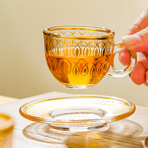 New Product Glass Tea <b>Cup</b> <b>Set</b> of 6 Pcs Turkish Coffee <b>Cup</b> <b>Sets</b> - Product Image 3