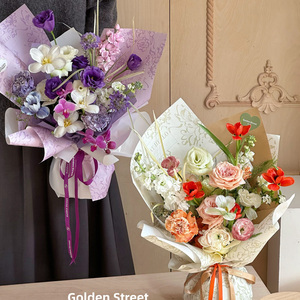 Carta da Imballaggio per Fiori Tondo per Negozio di Fioristi - Product Image 5