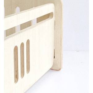 Nichoir pour animaux de compagnie en bois moderne et détachable, sûr et économique, avec fermeture à bouton pour salon - Product Image 4