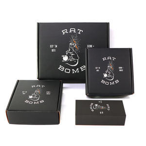 Caja de regalo de <span class=keywords><strong>2</strong></span> piezas con tapa extraíble de cartón rígido negro personalizado y embalaje a base con inserto de espuma - Product Image 6