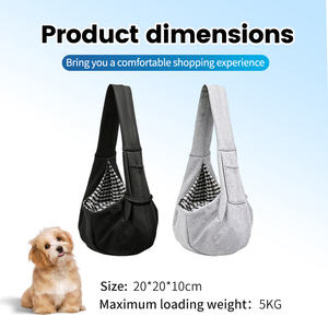 Sac de transport pour animaux de compagnie OEM personnalisé, bandoulière réglable, sac à main portable pour <span class=keywords><strong>chien</strong></span> et chat, idéal pour les voyages en extérieur - Product Image 2