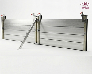 Barrière anti-inondation AquaBarrier authentique, homologuée FM, en aluminium, pour maison, garage, entrepôt, usage intensif - Product Image 2