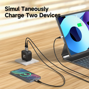 Mini 35W Cargador rápido 2C Cargador de pared USB C Tipo C <span class=keywords><strong>PD3</strong></span> <span class=keywords><strong>0</strong></span> QC GaN Adaptador de cargador para iPhone Samsung Teléfonos móviles Carga rápida - Product Image 3
