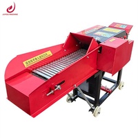 200-500 kg/h D'ensilage D'alimentation Faire L'herbe Paille Ensilage De Chopper D'alimentation Automatique Machine de Hache-paille