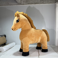 Caballo inflable alto caballo de dibujos animados inflable gigante para publicidad decoración de calle