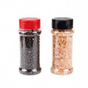 100Ml Cheaper Price Storage Container Jars Plastic Seasoning Spice Shaker Jar With Top Lids