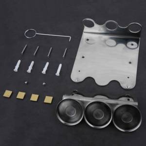 <span class=keywords><strong>Distributeur</strong></span> de savon <span class=keywords><strong>liquide</strong></span> pour les mains, triple support sans contact, pour shampooing, savon d'hôtel, gel douche, lotion - Product Image 4