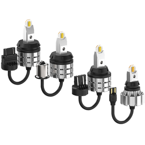 Ampoule LED Canbus T15/T16 rouge haute puissance 12V W6W sans hyper clignotement pour feux de recul (réaménagement/mise à niveau) - Product Image 1