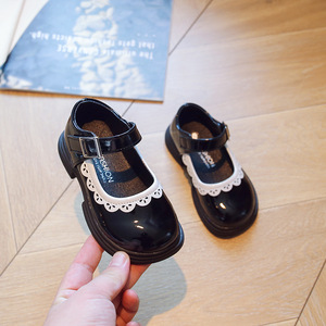 Girls Mary Jane <strong>Pumps</strong> Small Microfiber Leather Summer <strong>School</strong> Shoes Lightweight Soft Bottom Non-Slip Fashion Princess Children - Product Image 4