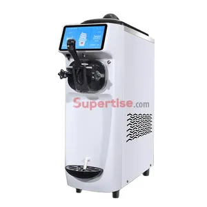 Máquina de sorvete portátil supertisa, máquina de sorvete caseira pequena 220v, sorvete de mesa macio, novidade de 2024