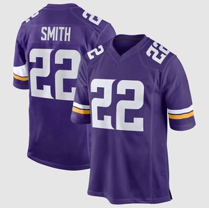 Venta al por Mayor de la Camiseta de Minnesota 2026 de <span class=keywords><strong>Justin</strong></span> 18 # Jefferson 9 # McCarthy 15 # Turner 1 # Jersey de Fútbol Americano Cosido de Primera Calidad Murray - Product Image 4