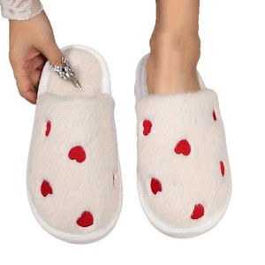 Women's Canvas Cotton Fluffy Cute Puppy-pattern Winter Spring Warm Eco-friendly Slip-resistant Plastic-soled Plush Evergreen All - Product Image 5