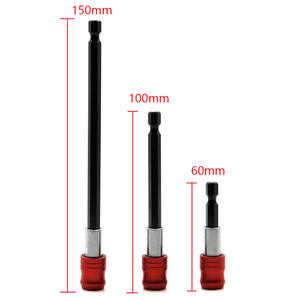 Mr <b>Drill</b> Hex Key <b>Extension</b> <b>Bar</b> 60 100 150mm Quick Release Aluminum Alloy For Impact Driver - Product Image 2