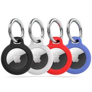 Pemegang Airtag dengan gantungan kunci, casing AirTag PC keras, pemegang Airtag Anti gores, aksesori Airtag untuk anak-anak, anjing, kunci mobil, koper - Product Image 3