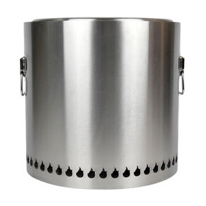 <span class=keywords><strong>Chimenea</strong></span> de fuego de acero inoxidable para jardín exterior de 38cm de alta calidad, <span class=keywords><strong>chimenea</strong></span> de leña redonda ecológica casera con combustible de leña - Product Image 2