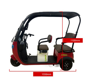 Tricycle électrique hydraulique à benne basculante pour le transport minier en tunnel, tricycle électrique à charge lourde, tricycle électrique de transport de marchandises - Product Image 5