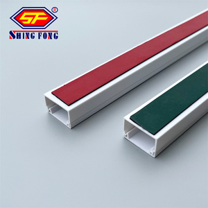 Cavo adesivo canali PVC grondaie 10x10mm 10x15mm cavo Trunking dimensioni - Product Image 2