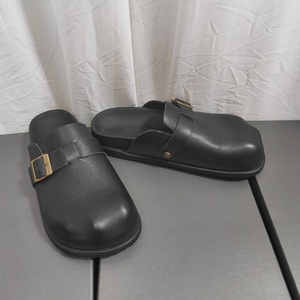 Sandalias de Plataforma con Hebilla de Cuero Negro Inspiradas en Diseñadores, Nuevas Sandalias Mule de Lujo 2026 - Product Image 2