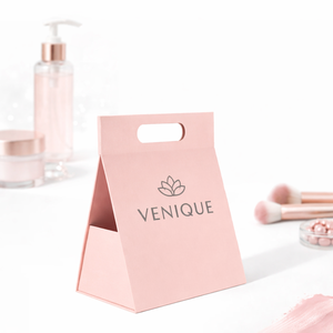 Boîte d'emballage cosmétique personnalisée, boîte cadeau rigide pliable pour ensemble de soins de la peau, laminage mat, logo personnalisé, fabricant - Product Image 4