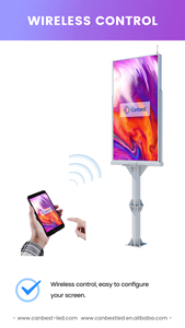 Ultra Slim Out <span class=keywords><strong>Door</strong></span> Videowall Màn Hình Điện Tử 8Mm <span class=keywords><strong>Rgb</strong></span> <span class=keywords><strong>Led</strong></span> Videotron Ngoài Trời Smd P8 <span class=keywords><strong>Led</strong></span> Hiển Thị Đối Với Ngoại Thất - Product Image 4