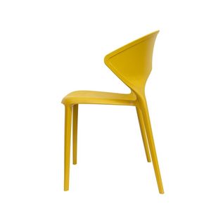Modern <strong>Cheap</strong> Stackable <strong>Comfy</strong> Yellow pp Plastic <strong>Chair</strong> - Product Image 2