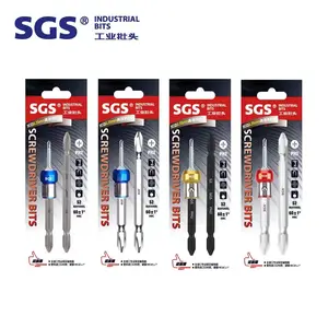 SGS Source Factory Torque Screw Driver Bit With Magnetic PH2 High Torque Fastening Screw Driver Bit