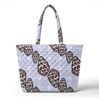 Sac à bandoulière matelassé pour femme, grande capacité, personnalisable, imprimé coquillages hawaïens, sur commande